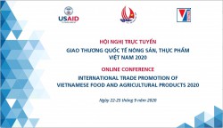 Mời tham gia Hội nghị giao thương trực tuyến quốc tế nông sản, thực phẩm Việt Nam 2020
