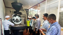 Nghiệm thu và đưa vào hoạt động thiết bị sản xuất cà phê bột tại xã Chứ Kbô, huyện Krông Búk