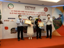 Lễ trao giải cuộc thi cà phê đặc sản Việt Nam  năm 2021