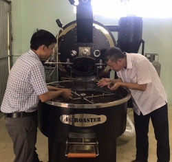Nghiệm thu và đưa vào hoạt động thiết bị sản xuất cà phê bột tại xã Quảng Hiệp, huyện Cư M’gar