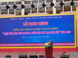 Lễ phát động hưởng ứng Tháng cao điểm "Vì người nghèo" tại tỉnh Đắk Lắk
