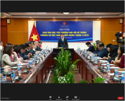 Hội nghị giao ban xúc tiến thương mại với hệ thống Thương vụ Việt Nam ở nước ngoài tháng 1/2023