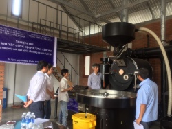 Nghiệm thu đề án khuyến công địa phương năm 2023 “Hỗ trợ ứng dụng máy móc thiết bị tiên tiến trong sản xuất cà phê bột” tại xã Ea Ngai, huyện Krông Búk