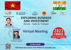 Mời tham dự Hội thảo “Cơ hội đầu tư và kinh doanh giữa bang Kerala - Ấn Độ và Việt Nam”