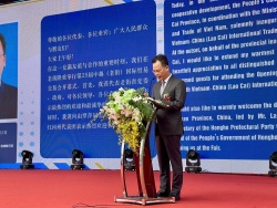 Ông Nguyễn Thành Sinh – Phó Chủ tịch Uỷ ban nhân dân tỉnh Lào Cai phát biểu khai mạc