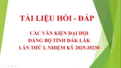 Ảnh tài liệu hỏi đáp