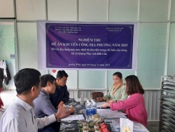 Khuyến công Đắk Lắk: Tổ chức nghiệm thu đề án hỗ trợ ứng dụng máy móc thiết bị tiên tiến trong chế biến sầu riêng tại xã Quảng Phú, tỉnh Đắk Lắk.