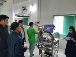 Khuyến công Đắk Lắk: Tổ chức nghiệm thu hoàn thành đề án “Hỗ trợ ứng dụng máy móc thiết bị tiên tiến trong sản xuất chả cá” tại Phường Xuân Đài.