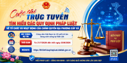 Thi trực tuyến tìm hiểu pháp luật trên địa bàn tỉnh Đắk Lắk năm 2026