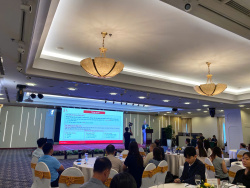 Đại diện Trường Đại học Ngoại thương phát biểu tại Hội thảo về Hiệp định RCEP