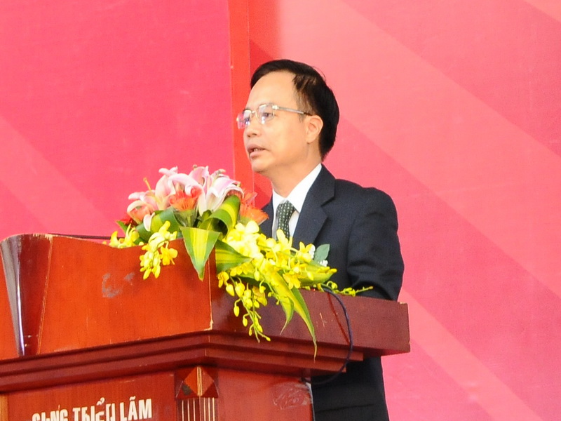 Ông Ngô Quang Trung, Phụ trách Cục Công Thương địa phương - Phó Chủ tịch Hội đồng bình chọn báo cáo công tác bình chọn sản phẩm CNNT tiêu biểu cấp quốc gia năm 2017