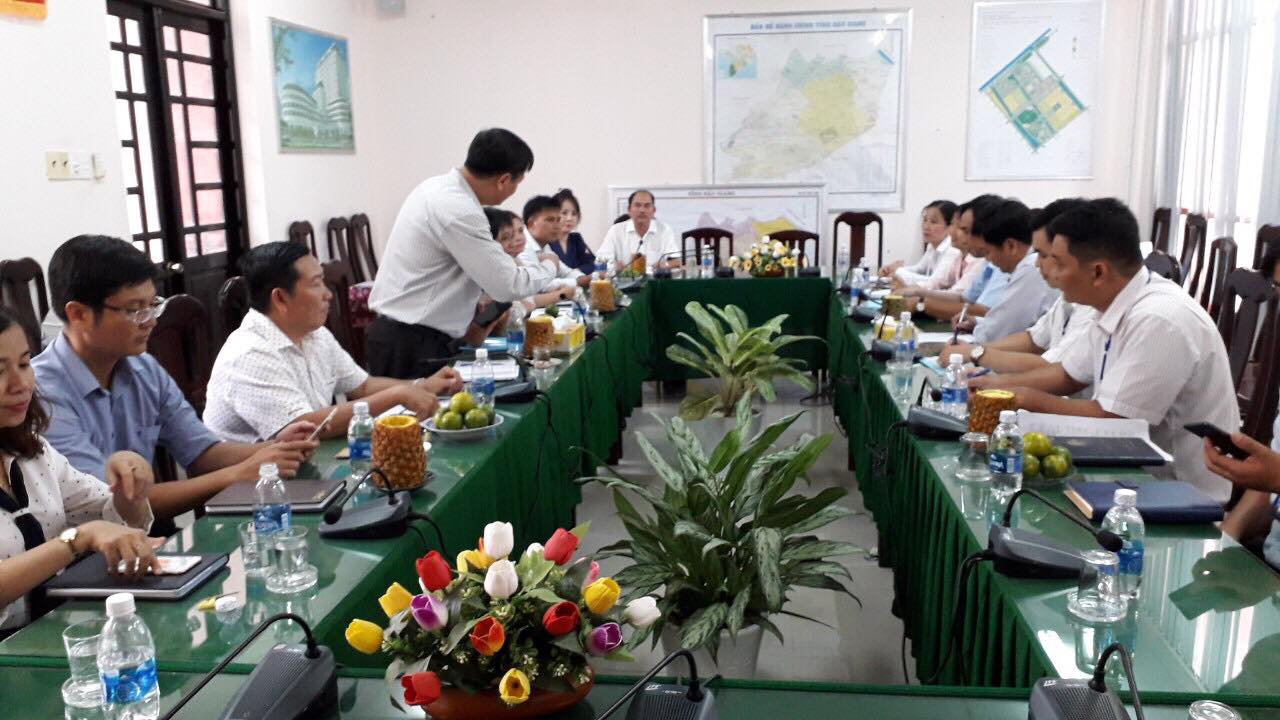 Đoàn công tác Sở Công Thương Đắk Lắk thăm và làm việc với Sở Công Thương Hậu Giang