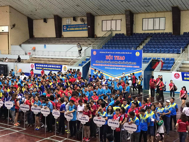 Công đoàn Ngành Công Thương tham gia Hội thao Công nhân, viên chức, lao động tỉnh Đắk Lắk năm 2019.