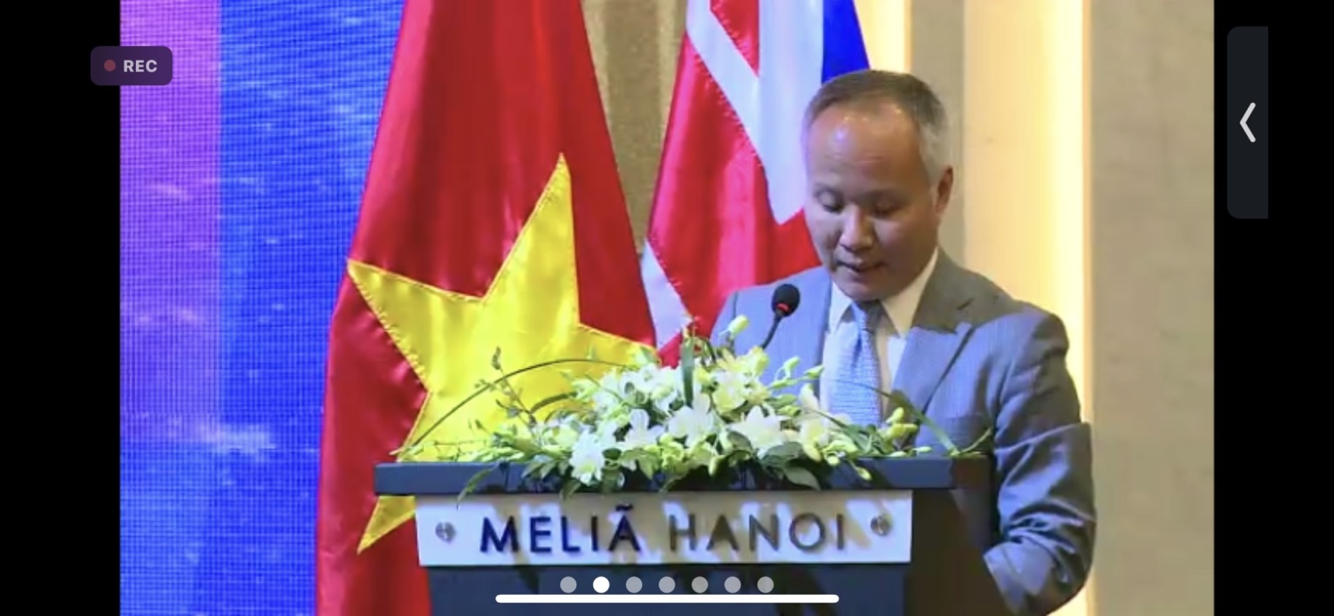Ông Trần Quốc Khánh, Thứ trưởng Bộ Công Thương phát biểu khai mạc Hội nghị