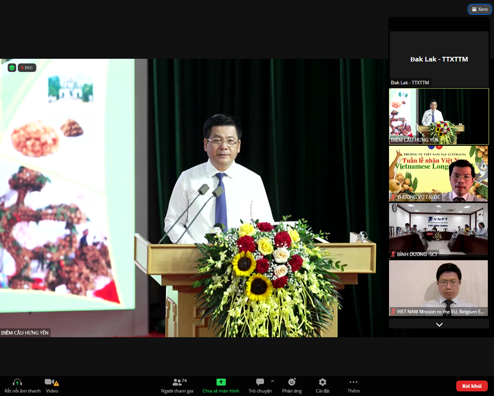 Hội nghị Xúc tiến tiêu thụ Nhãn và nông sản tỉnh Hưng Yên năm 2022