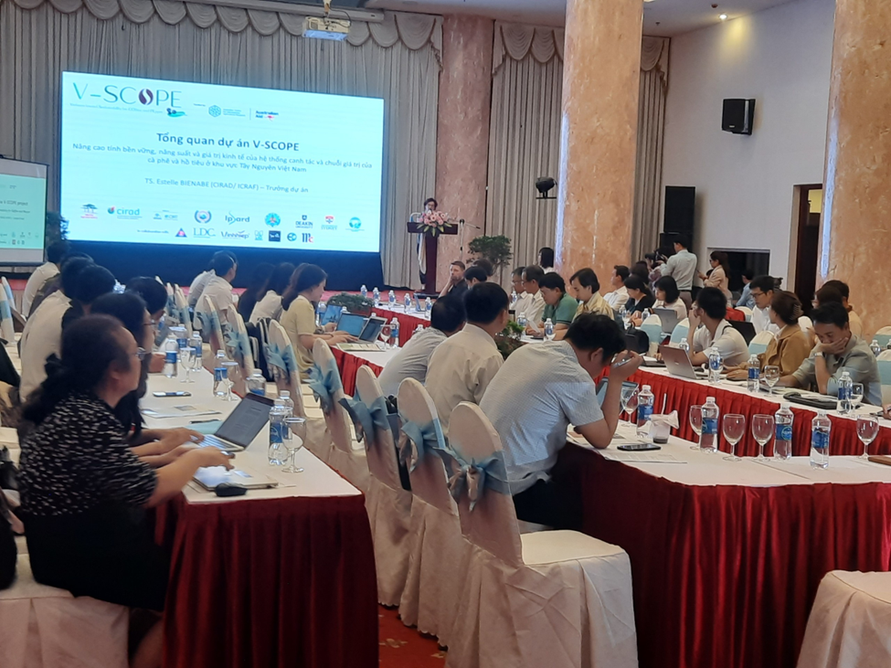 Hội nghị sơ kết 2023 và kế hoạch 2024 dự án: “Nâng cao tính bền vững, năng suất và giá trị kinh tế của hệ thống canh tác và chuỗi giá trị của cà phê và hồ tiêu ở khu vực Tây Nguyên Việt Nam” (V-SCOPE)