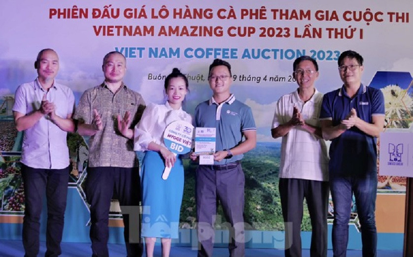 Vietnam has successfully conducted first coffee auction during the Vietnam Amazing Cup 2023