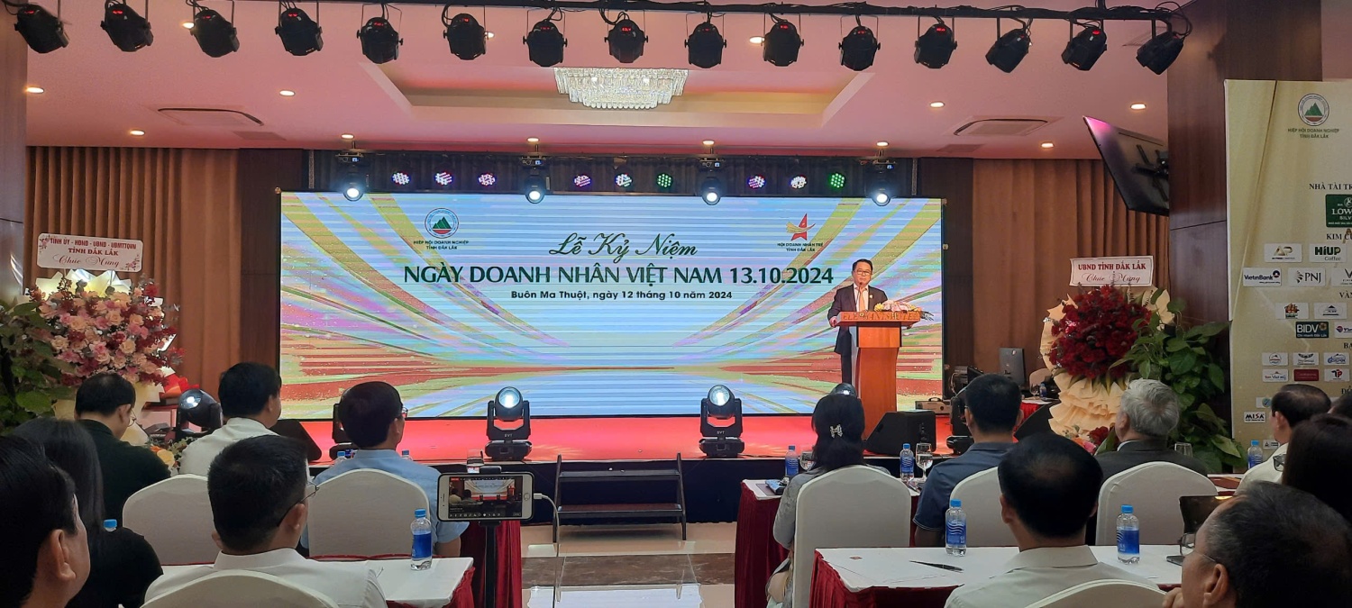   Đắk Lắk: Kỷ niệm ngày Doanh Nhân Việt Nam 13/10/2024.