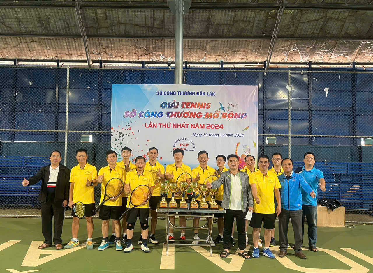 Giải Tennis Sở Công Thương mở rộng lần thứ nhất năm 2024