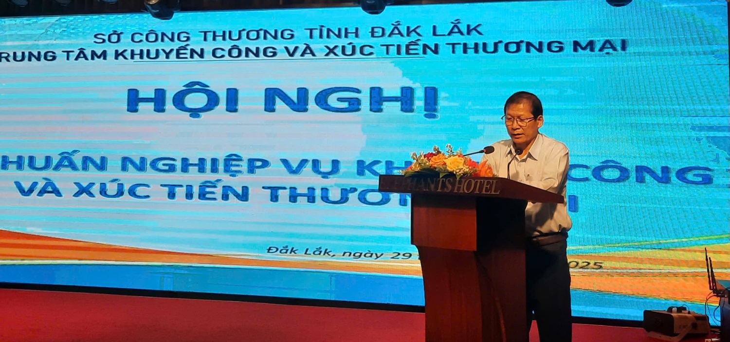 Đắk Lắk: Tổ chức tập huấn "Nghiệp vụ khuyến công và Xúc tiến Thương mại" trên địa bàn Tây Đắk Lắk