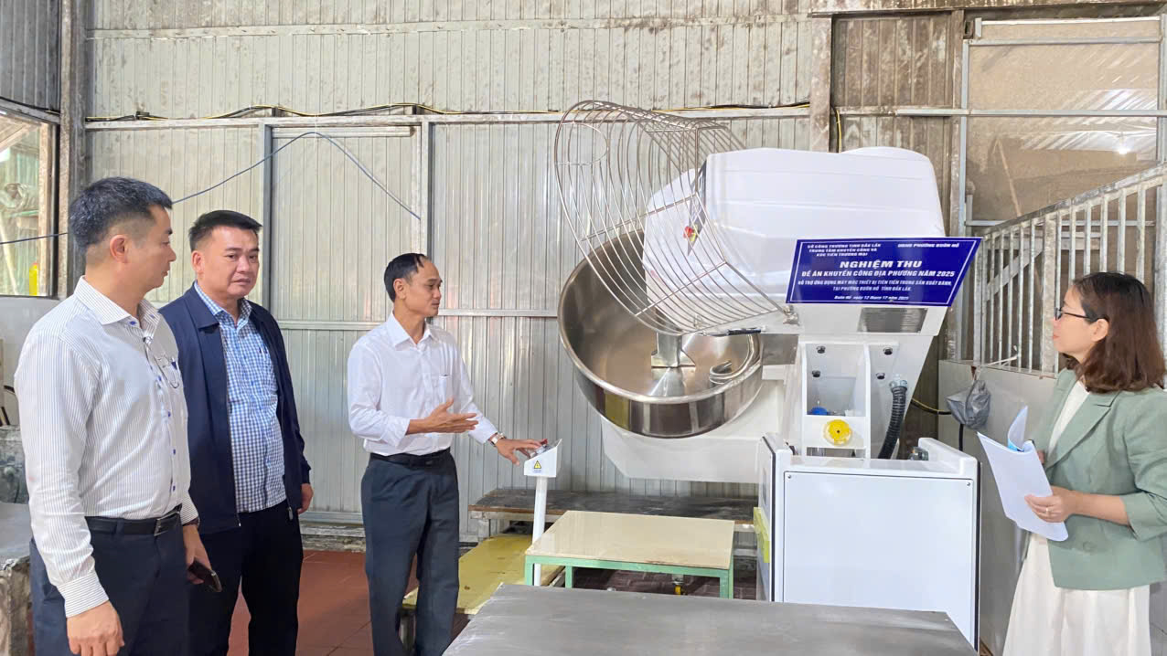 Khuyến công Đắk Lắk tổ chức nghiệm thu hoàn thành đề án khuyến công địa phương năm 2025, tại Phường Buôn Hồ, tỉnh Đắk Lắk