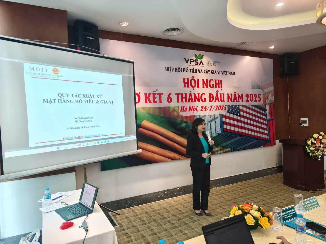 Sơ kết ngành tiêu, gia vị 6 tháng đầu năm 2025