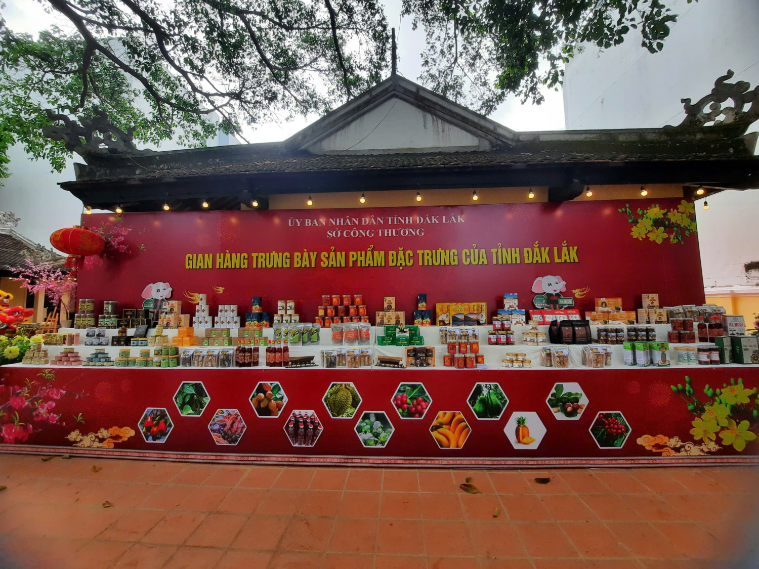 gian hàng trưng bày tại chương trình