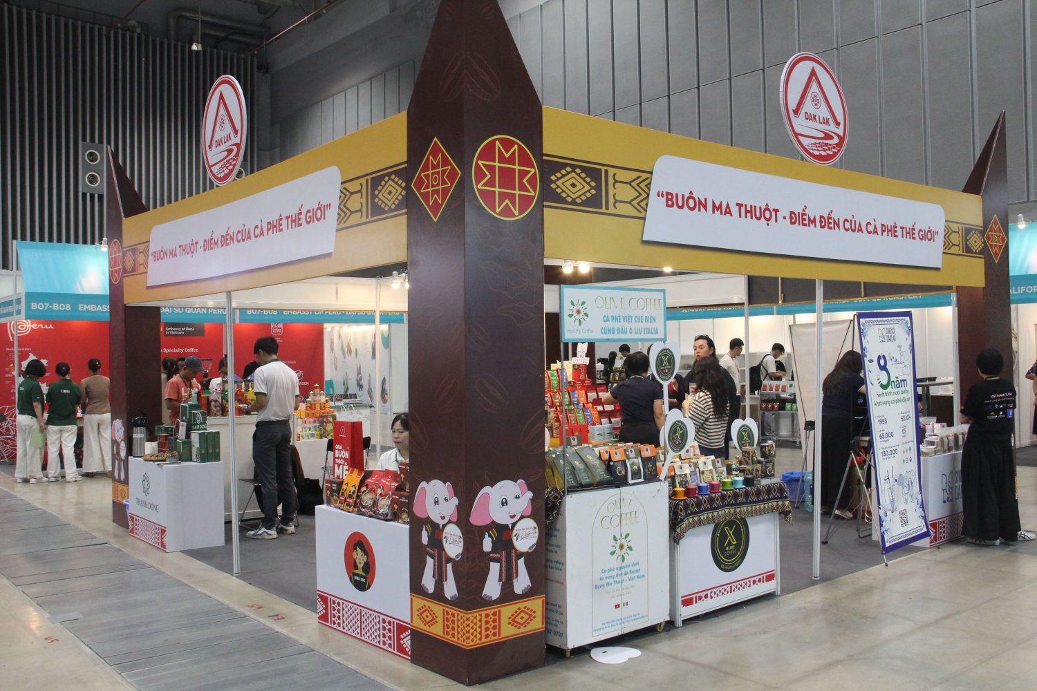 Tỉnh Đắk Lắk tham gia Triển lãm Quốc tế Cafe Show 2026 tại TP. Hồ Chí Minh